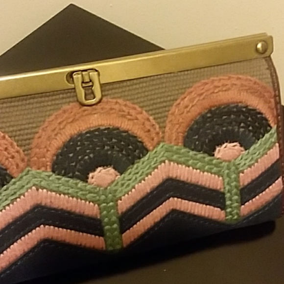 Fossil suede wallet - Picture 2 of 4